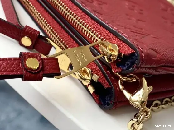 WIS DOUBLE ZIP POCHETTE VUITTON LOUIS 0327
